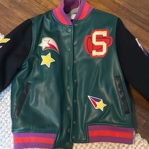 Stella McCartney lined bomber jacket sz 4